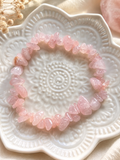 🌸 Bracelet Quartz Rose – Douceur & Amour 🌸