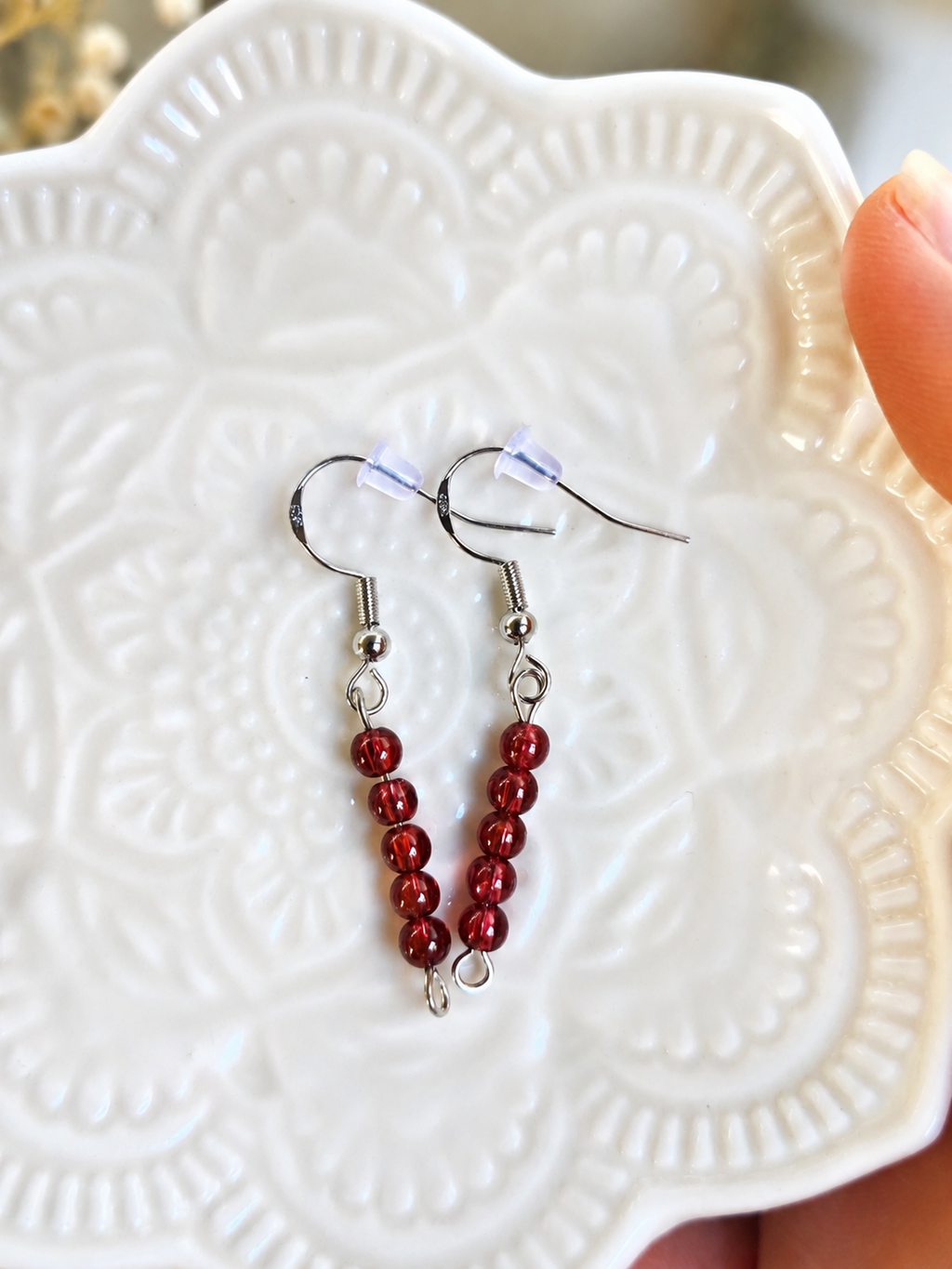 Boucles d’oreilles en Cornaline – Élégance naturelle & éclat chaleureux