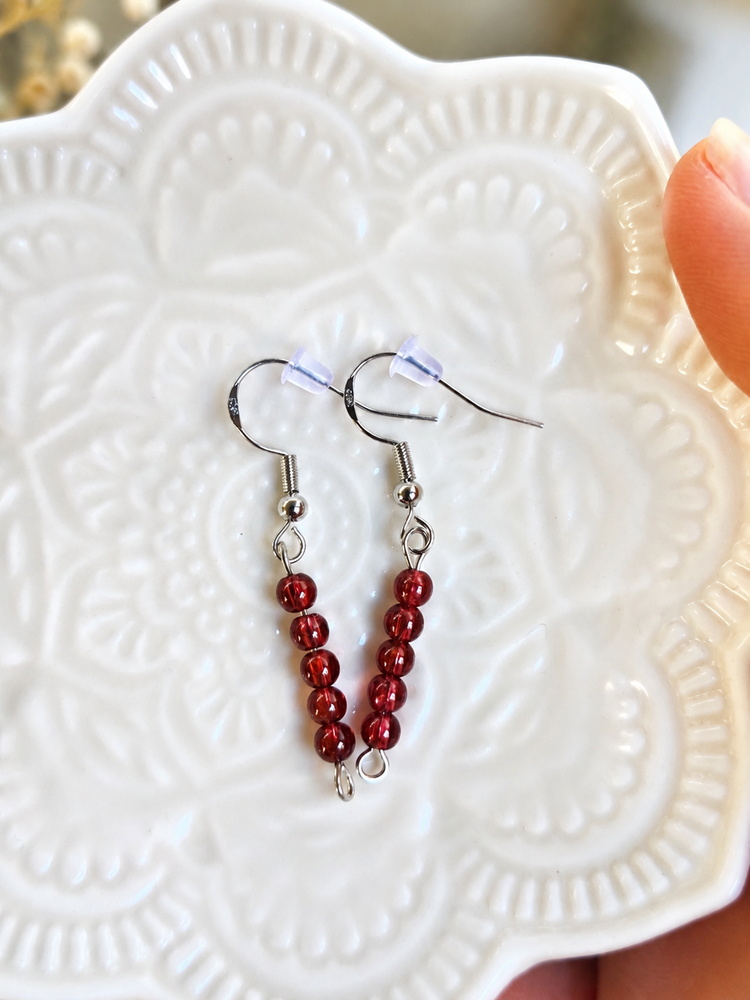 Boucles d’oreilles en Cornaline – Élégance naturelle & éclat chaleureux