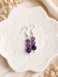 Boucles d’Oreilles Artisanales – Améthyste
