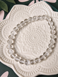 Bracelet Femme en Cristal de Roche – Création Artisanale