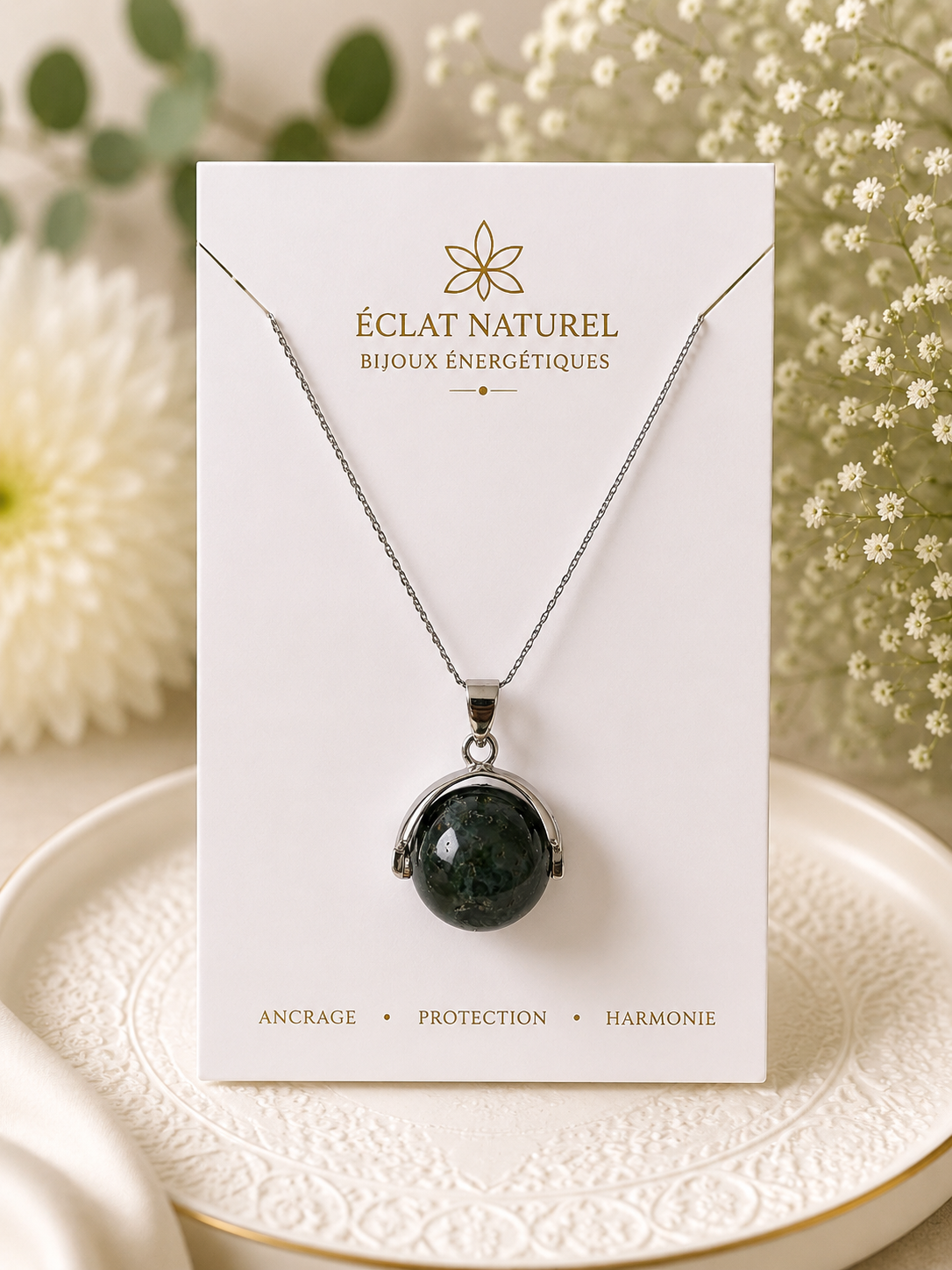 Collier Pendentif Agate Mousse – Nature & Harmonie Intérieuretitre 13mai_10:52