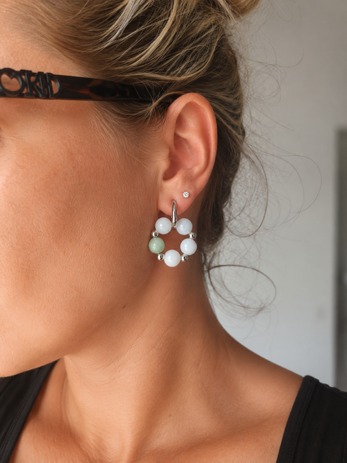 Boucles d'oreilles Jade de Birmanie – Douceur & Harmonie