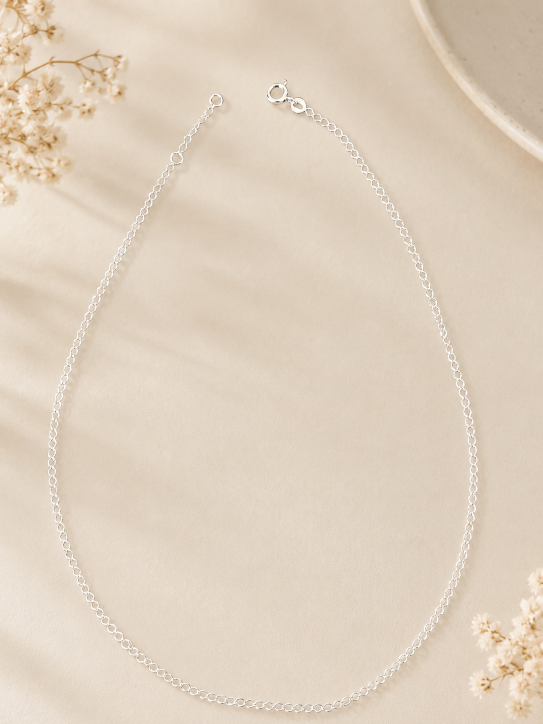 Chaîne Tour de Cou Maille Fine – Argent 925 | 42 cm